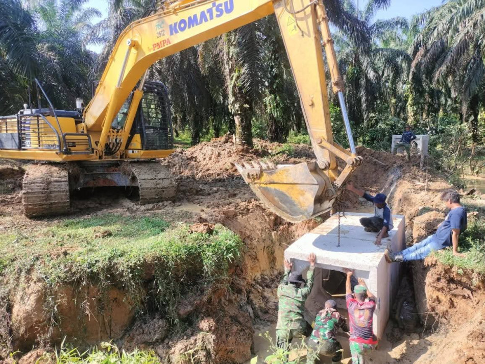 Proyek TMMD Kodim 0310/SS, Buka Akses Jalan Antar Nagari.