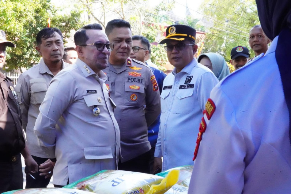 Dukung Stabilitas Harga, Polres Tanah Datar Gelar Pangan Murah.