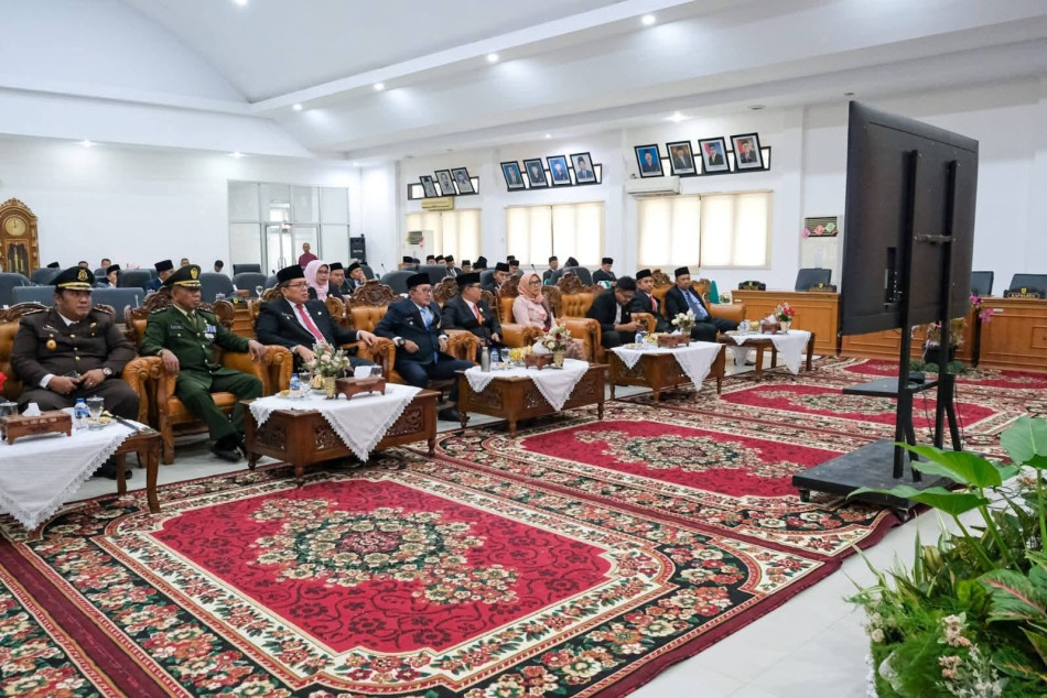 DPRD Gelar Rapat Paripurna Dengarkan Pidato Presiden RI.