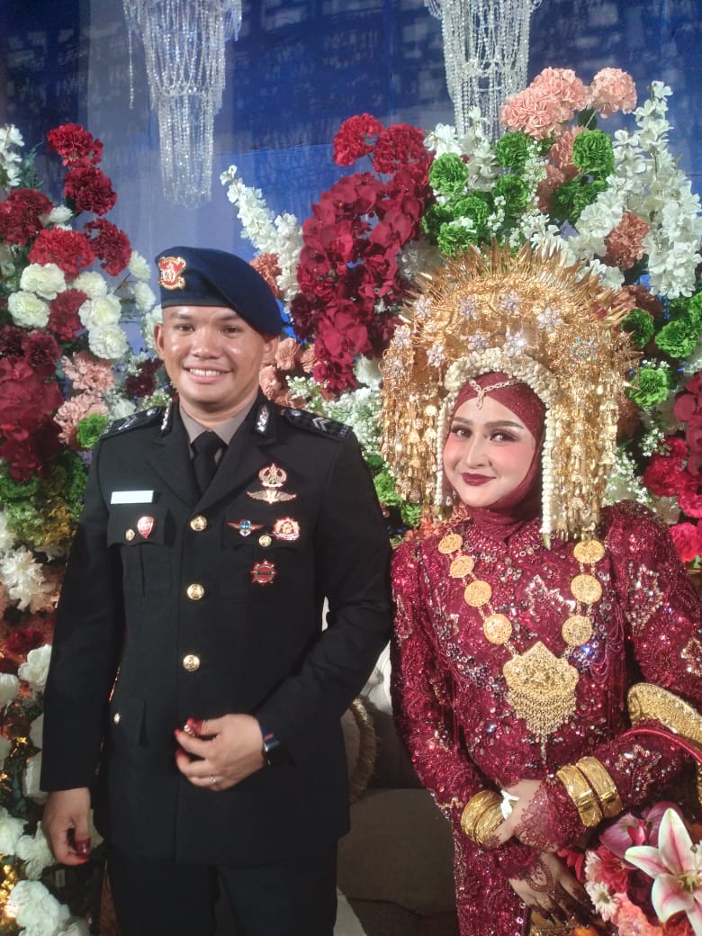 Akhiri Masa Lajang, Briptu Ardian Fadillah Persunting Hafiza Sayyidatina
