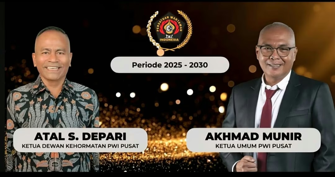 Akhmad Munir Terpilih Sebagai Ketua PWI, Atal Depari Ketua Dewan Kehormatan