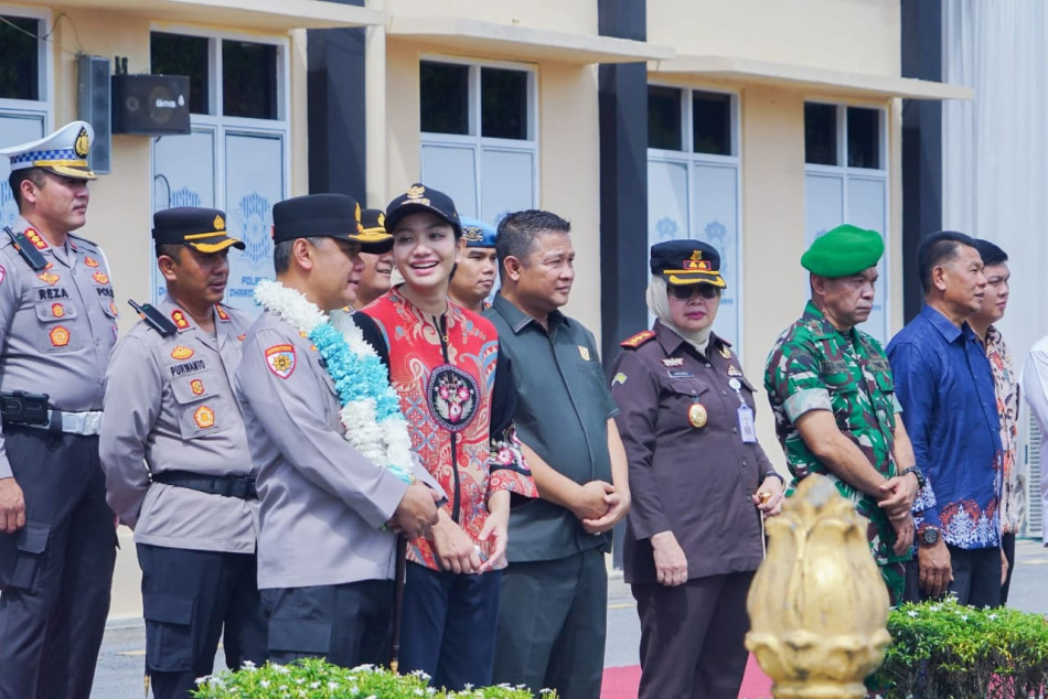 Kapolda Sumbar Berkunjung ke Dharmasraya, Bupati dan Forkopimda Sambut di Mapolres